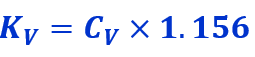 kv-to-cv-conversion-formula