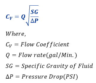 cv-flow-coefficient-formula