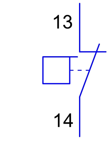  flow switch electrical symbol -NC