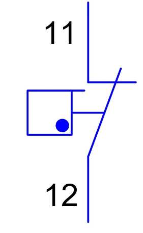 symbol of Gas Flow Switch -NC 