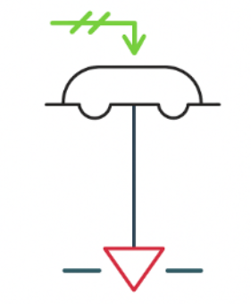 Air-to-Close (Fail-Open) Control Valve diagram