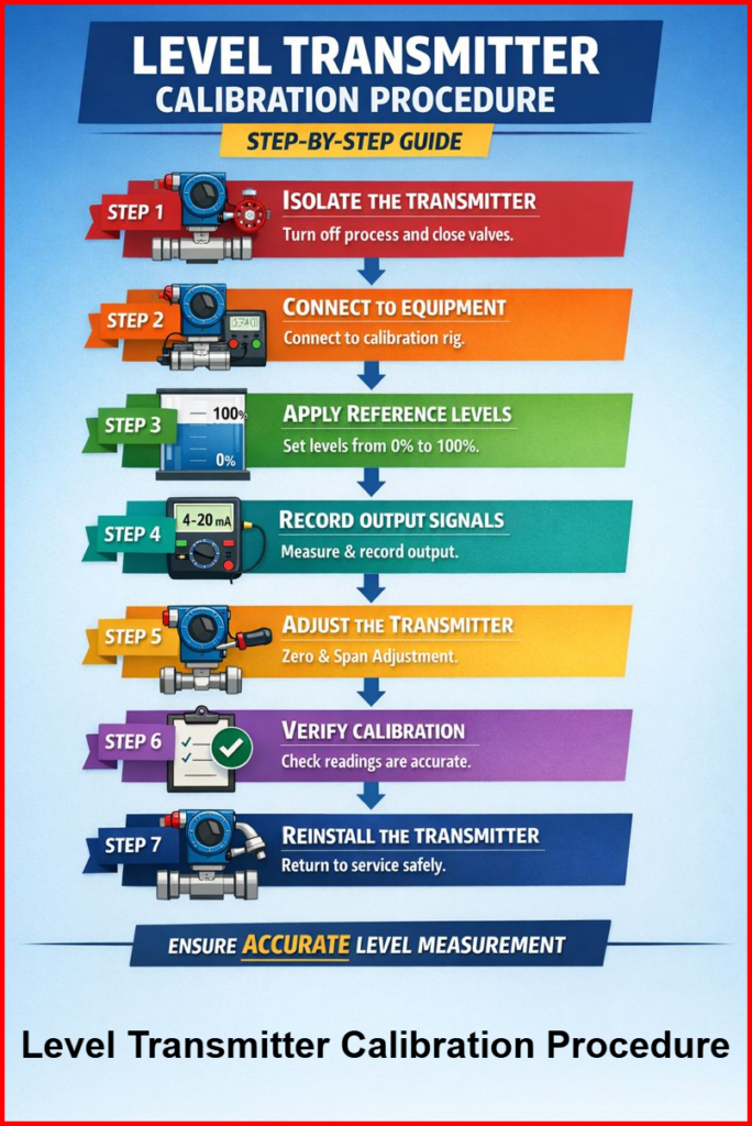 Level Transmitter Calibration Procedure