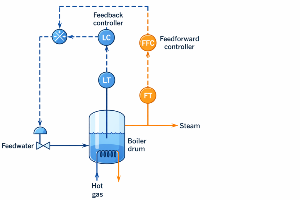 example-Combining Feedforward and Feedback Control